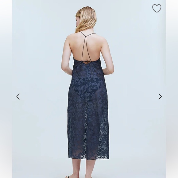 •Madewell Floral Halter Cover-Up Midi Dress - Picture 5 of 6